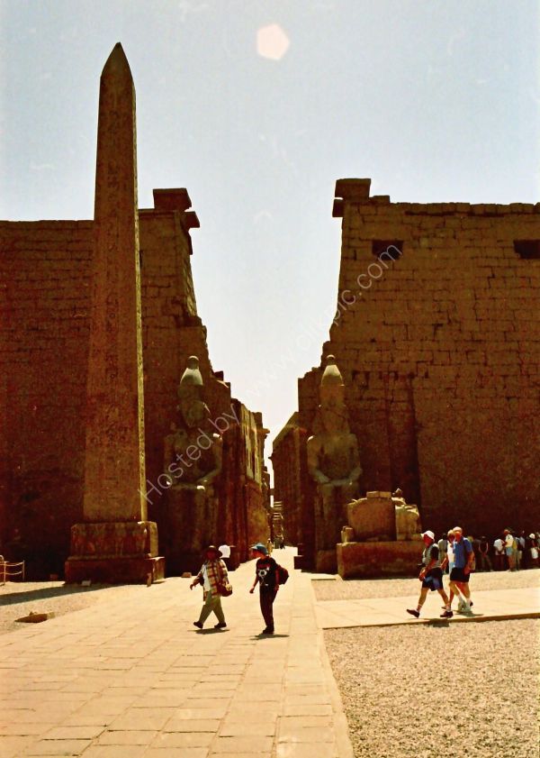 Pylon Entrance, Luxor Temple, Luxor